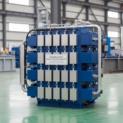 Thiết bị tách từ độ cách nhiệt E bao gồm hướng dẫn kỹ thuật lắp đặt và kích thước 1200mm X 800mm X 1500mm Được thiết kế để tách