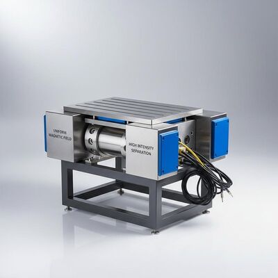 Máy phân tách từ tính tấm có cường độ từ tính cao được trang bị phân phối từ tính đồng nhất đảm bảo tách từ tính