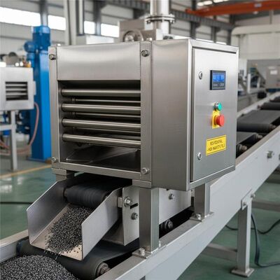 Bộ tách từ vĩnh viễn thép không gỉ hoạt động ở điện áp 380V cung cấp loại bỏ sắt trong môi trường công nghiệp