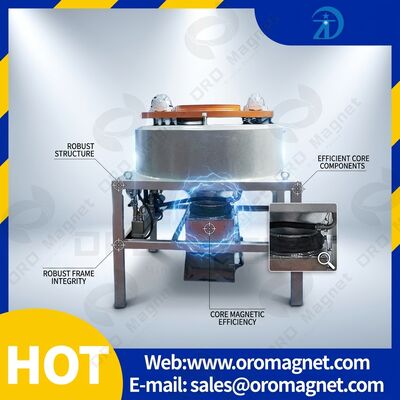 Máy lấy từ 10000 đến 15000 Gauss có chức năng chạy lưu thông cung cấp các giải pháp tách từ