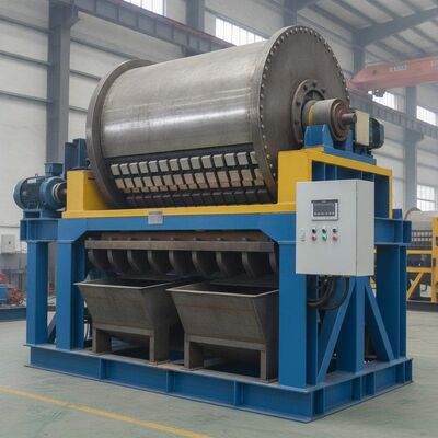 Máy tách từ tính đường kính vỏ 600-1500mm Được thiết kế để tách trong ngành công nghiệp khai thác mỏ và luyện kim với tuổi thọ dài