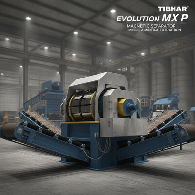 Máy tách từ tính tibhar evolution mx p thiết bị tách mỏ và chiết xuất khoáng sản trong các hoạt động công nghiệp