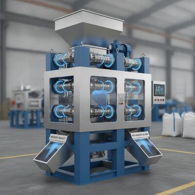 Tỷ lệ khôi phục 95-98% Máy tách từ tính độ dốc cao Sức mạnh từ tính độ phân tách cao Khoáng từ tính yếu Khoáng chất mịn