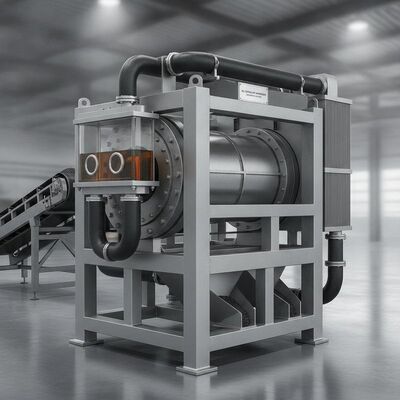 Dầu làm mát khô Máy tách từ tính tùy chỉnh hoàn hảo cho nhà máy khai thác quặng sắt Quá trình tách từ tính