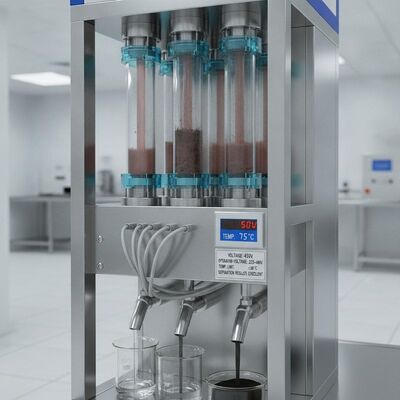Máy tách từ tính ướt dược phẩm hoạt động ở điện áp 220-480 với giới hạn nhiệt độ ≤ 80 °C mang lại kết quả tách
