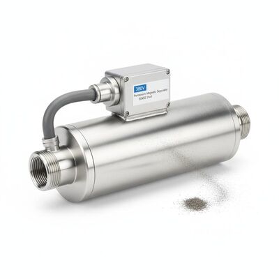 Máy tách từ vĩnh viễn 380V Được xây dựng với chế độ kết nối dây và vật liệu vỏ 304SS đảm bảo tách từ