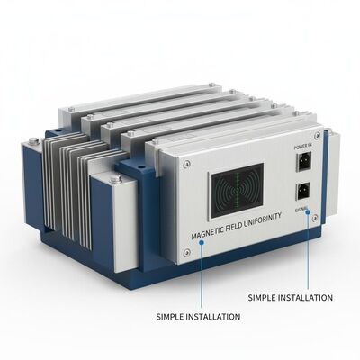 Separador Magnético de Alto Gradiente com Alta Intensidade Magnética, Garantindo Distribuição Uniforme do Campo Magnético e Instalação Simples para Uso Industrial