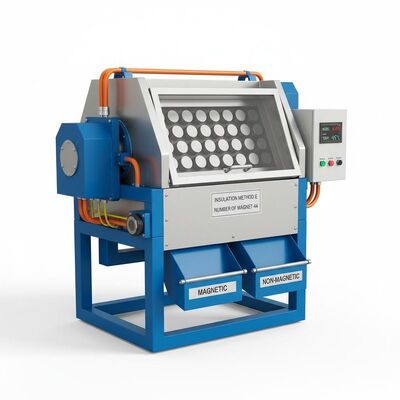 Số lượng nam châm 44 Máy tách điện từ Phương thức hoạt động tự động với phương pháp cách nhiệt E Cho việc tách vật liệu từ tính