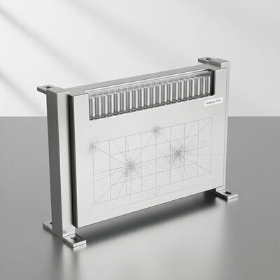 Máy tách từ loại tấm đơn giản được thiết kế với cường độ từ trường cao đảm bảo tách từ