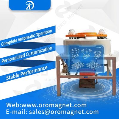 Hậu trường Magnetic Intensity 10000 đến 15000 Gauss Magnetic Particle Extractor lý tưởng cho các ứng dụng khai thác mỏ và công nghiệp