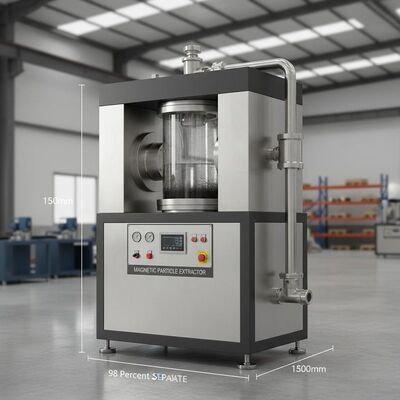 98 phần trăm tỷ lệ tách tách Magnetic hạt Extractor Magnetic hạt máy chiết xuất 1200mm X 800mm X 1500mm Kích thước cho công nghiệp