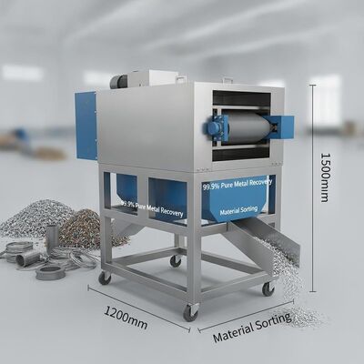 1200mm X 800mm X 1500mm Thiết bị tách từ tính cung cấp 999 độ tinh khiết hoàn hảo cho phục hồi kim loại và phân loại vật liệu