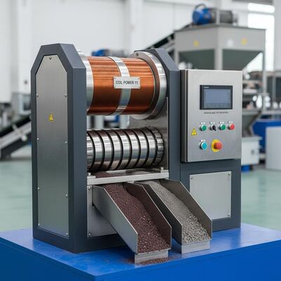 Máy tách từ khô ít bảo trì với công suất cuộn dây 11, phù hợp cho tách từ trong khai thác mỏ và chế biến vật liệu