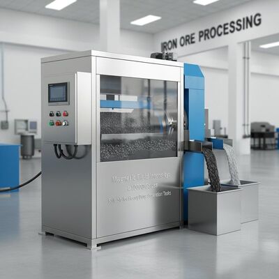 Máy tách từ tính ướt quặng sắt có cường độ từ trường ≥10000 Gauss thích hợp cho các nhiệm vụ tách hạng nặng