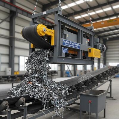 Bộ tách từ vĩnh cửu băng tần tách từ các chất gây ô nhiễm sắt Điện lượng định số Thiết bị loại bỏ kim loại phụ thuộc vào mô hình
