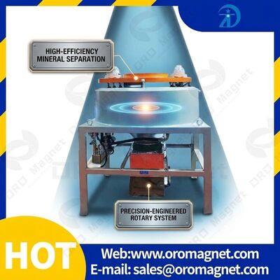 Kích thước cấp 20-325 Máy tách từ tính lưới nền cường độ từ tính 10000-15000Gauss lý tưởng cho các nhiệm vụ tách