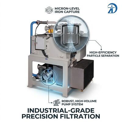 Độ cứng từ tính cao Máy tách từ tính dốc cao Với bảo trì dễ dàng và cường độ từ trường cao hoàn hảo cho công nghiệp
