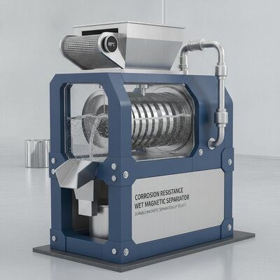 Kháng ăn mòn Máy tách từ tính ướt Được thiết kế cho nhiệt độ lên đến 80 °C Cung cấp và tách từ tính bền