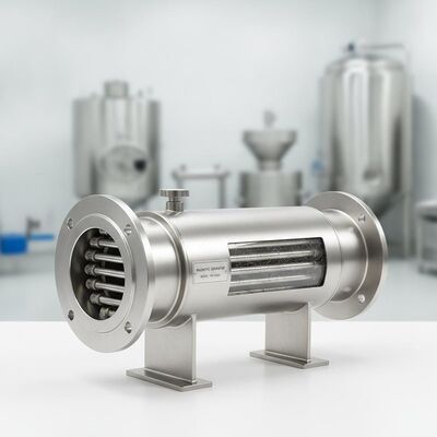 Máy tách từ vĩnh viễn bằng thép không gỉ có thiết kế tùy chỉnh và chế độ kết nối sườn để tách vật liệu