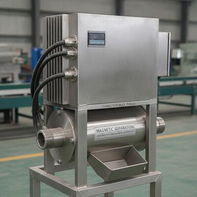 Natural Cooling Auto Iron Unloading Permanent Magnetic Separator Working Voltage 380V Connection Mode Thread Được thiết kế cho và tách từ